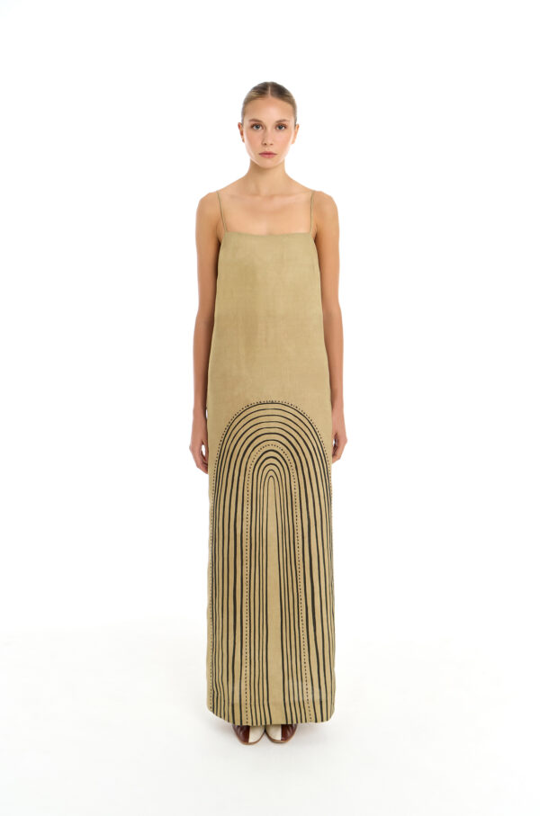 Vestido Longa Alça Aura