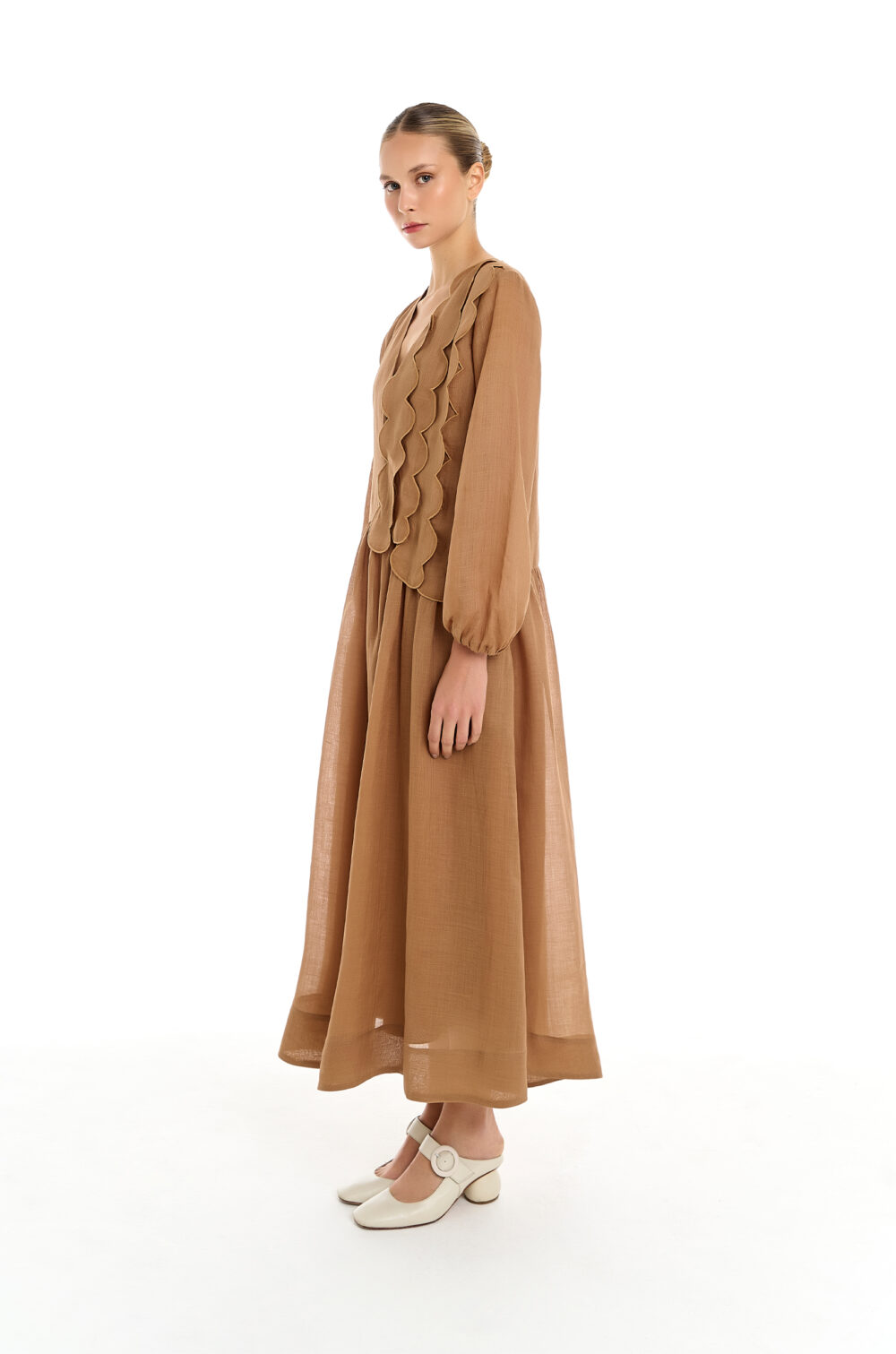 Vestido Ondas Dourado - Imagem 2