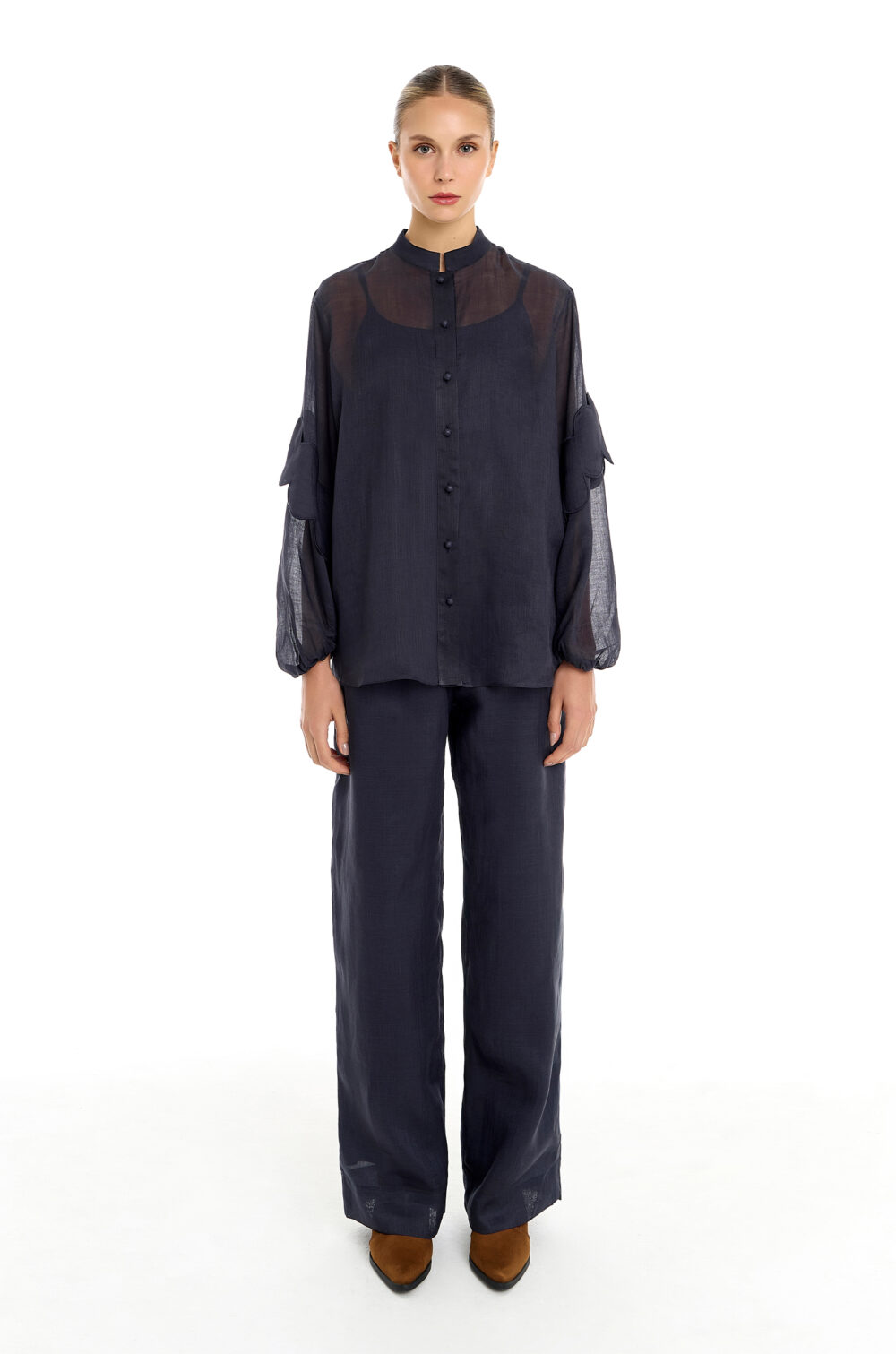 Camisa Ondas Navy