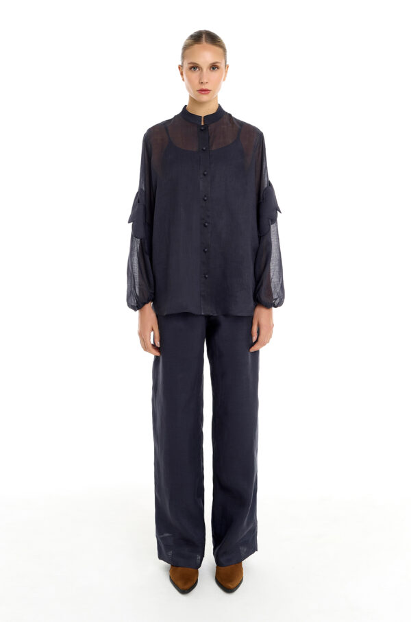 Camisa Ondas Navy