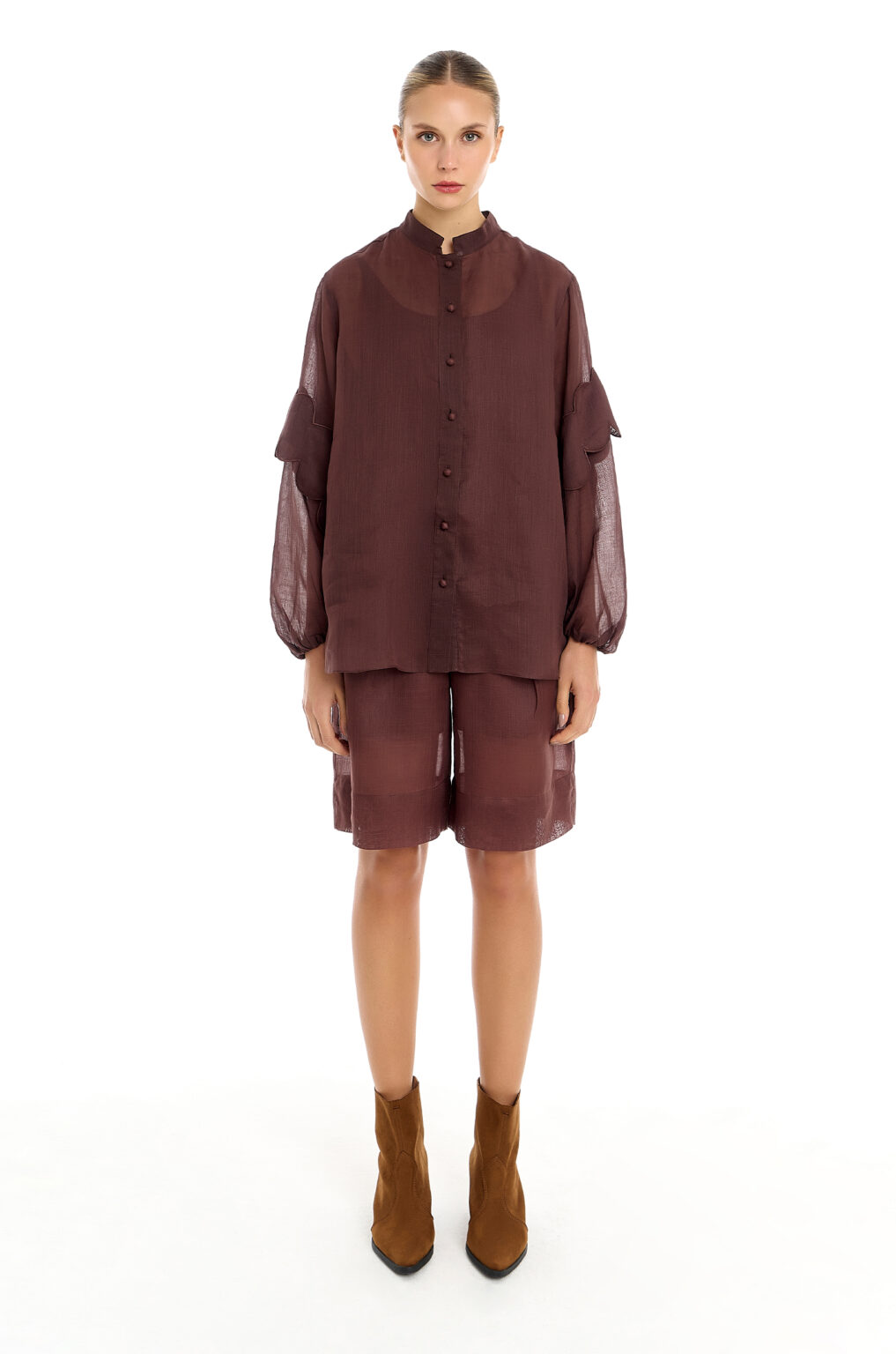 Bermuda Ondas Marrom