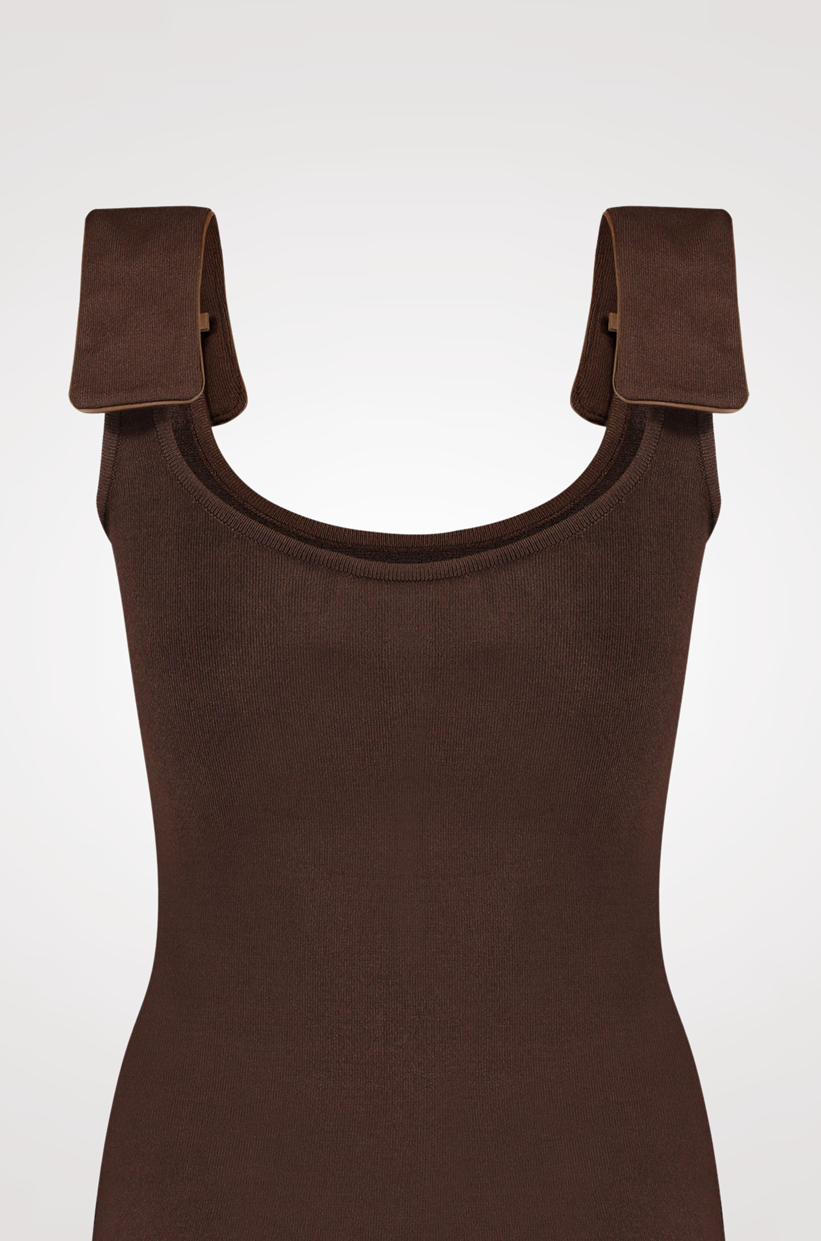 Regata tricot Marrom - Imagem 3