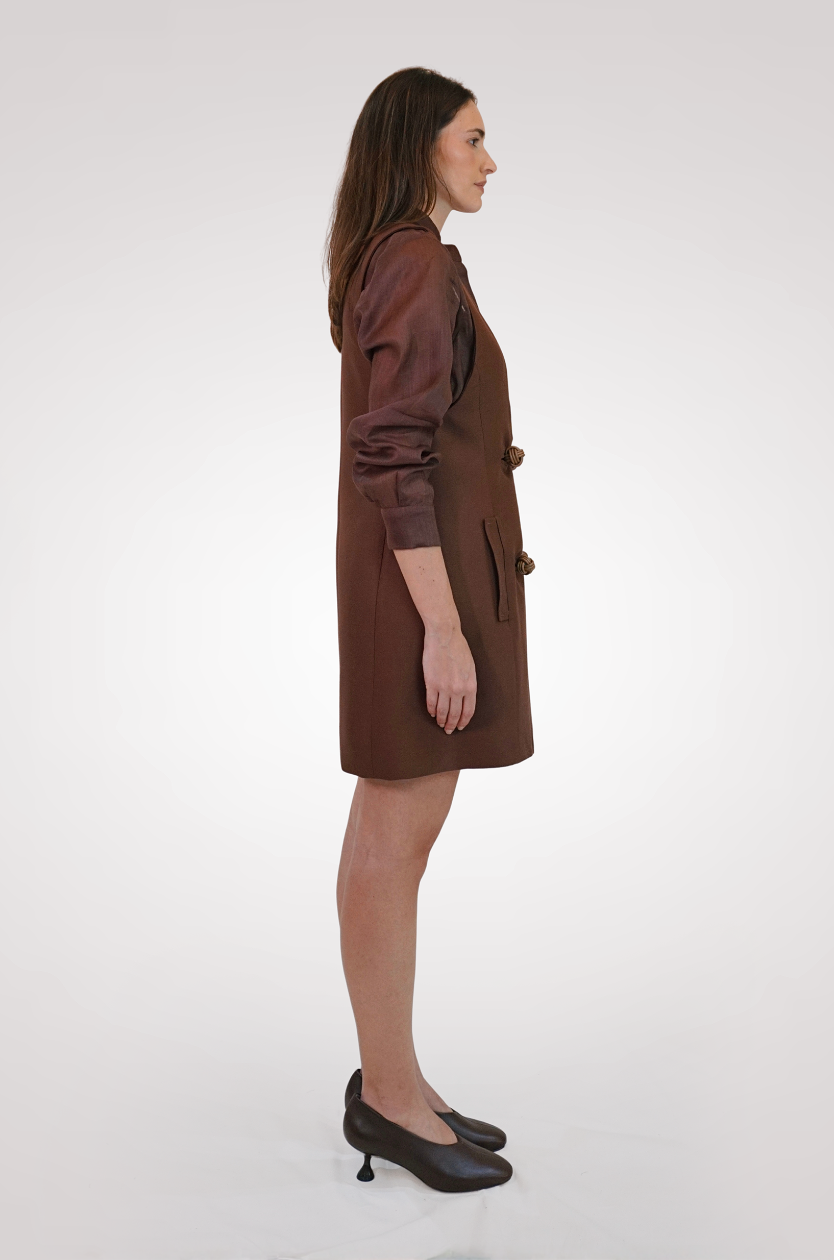 Vestido Hathor Marrom - Imagem 2