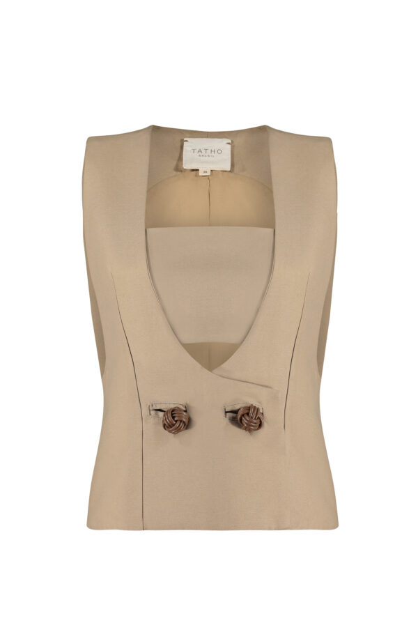 Colete Hathor Caramelo