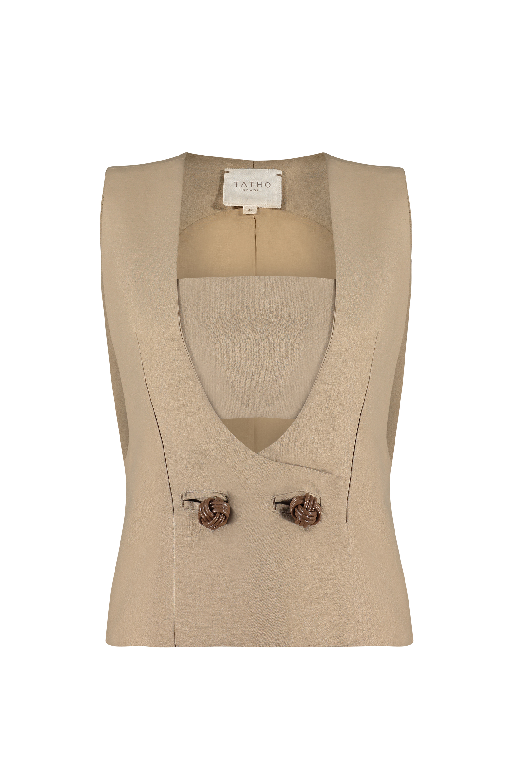 Colete Hathor Caramelo