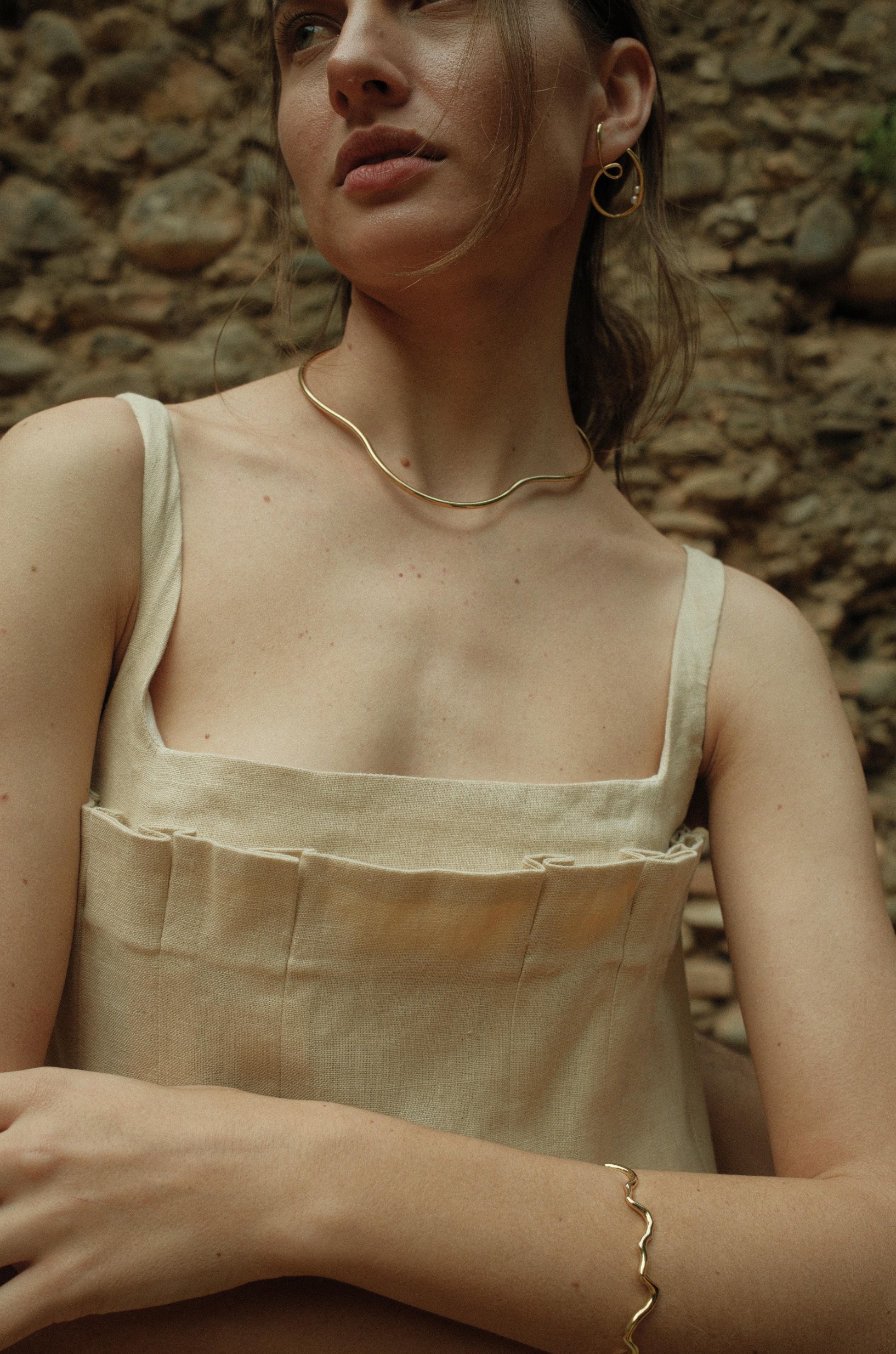 Vestido Kaba Creme - Imagem 2