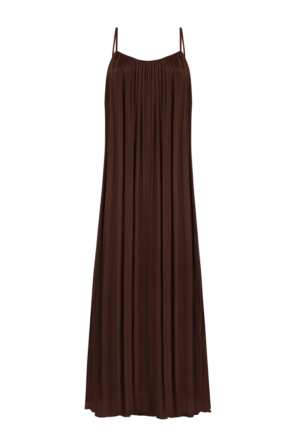 Vestido longo Sekhem Marrom