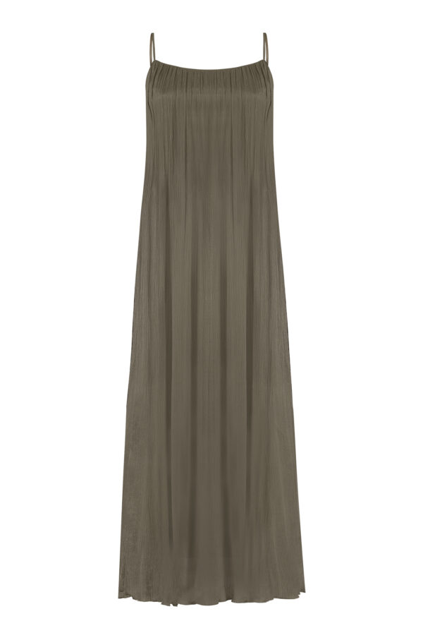 Vestido longo Sekhem Musgo